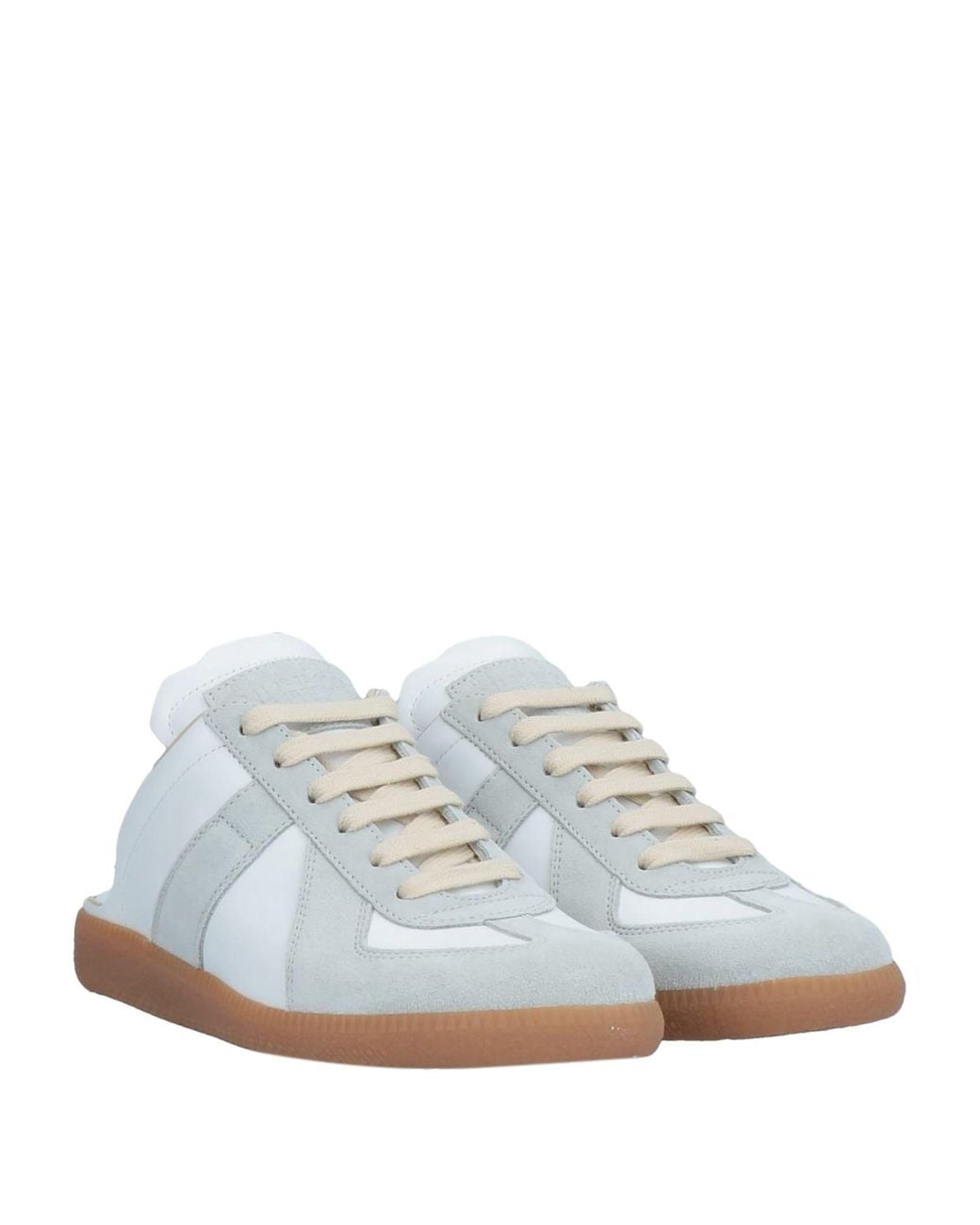 Maison Margiela White Light Mules & Clogs Soft Leather