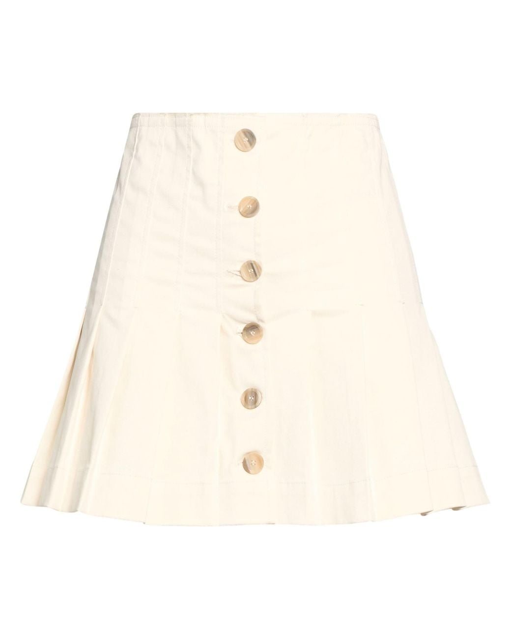 Semicouture Natural Mini Skirts