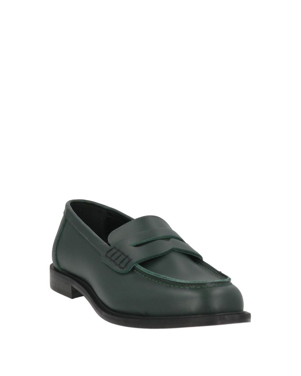 Nila & Nila Green Deep Loafers Leather