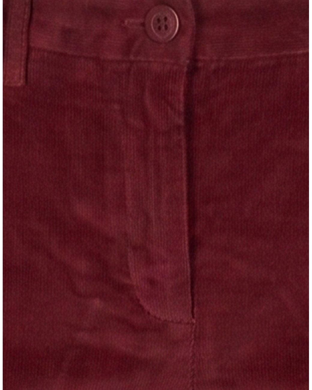 Jacob Cohen Red Pants Cotton, Elastane