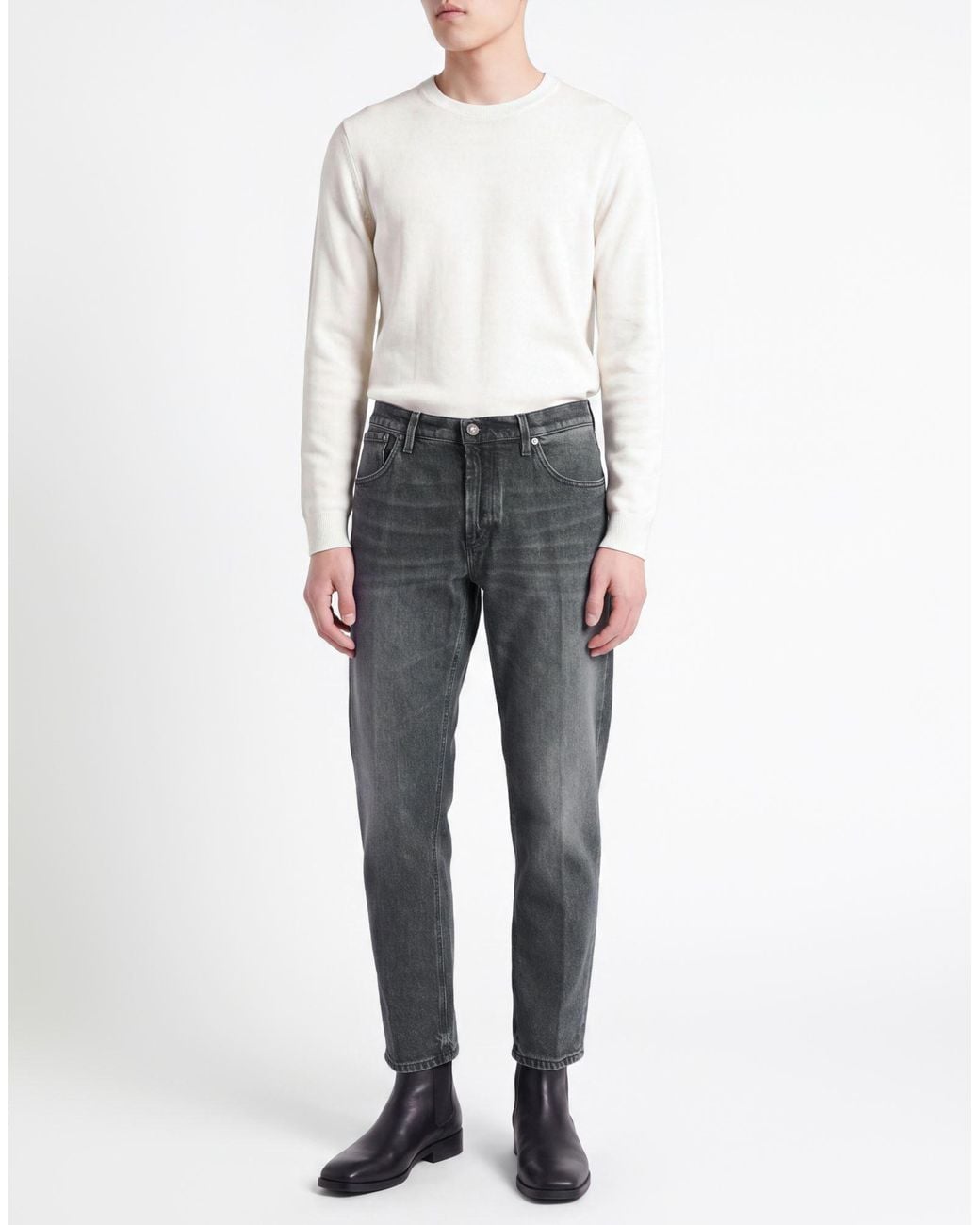 Dondup Gray Jeans for men