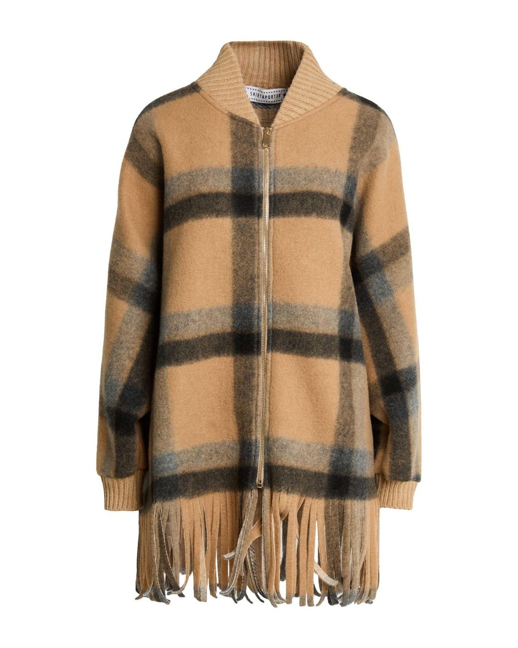 Abrigo Shirtaporter de color Natural