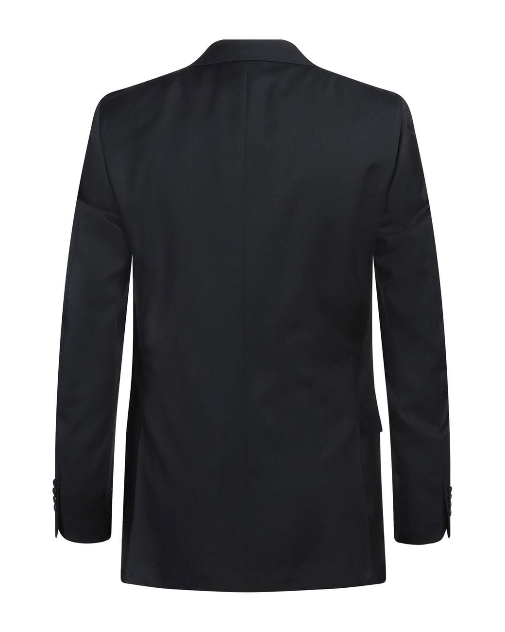 Canali Black Blazer Virgin Wool for men