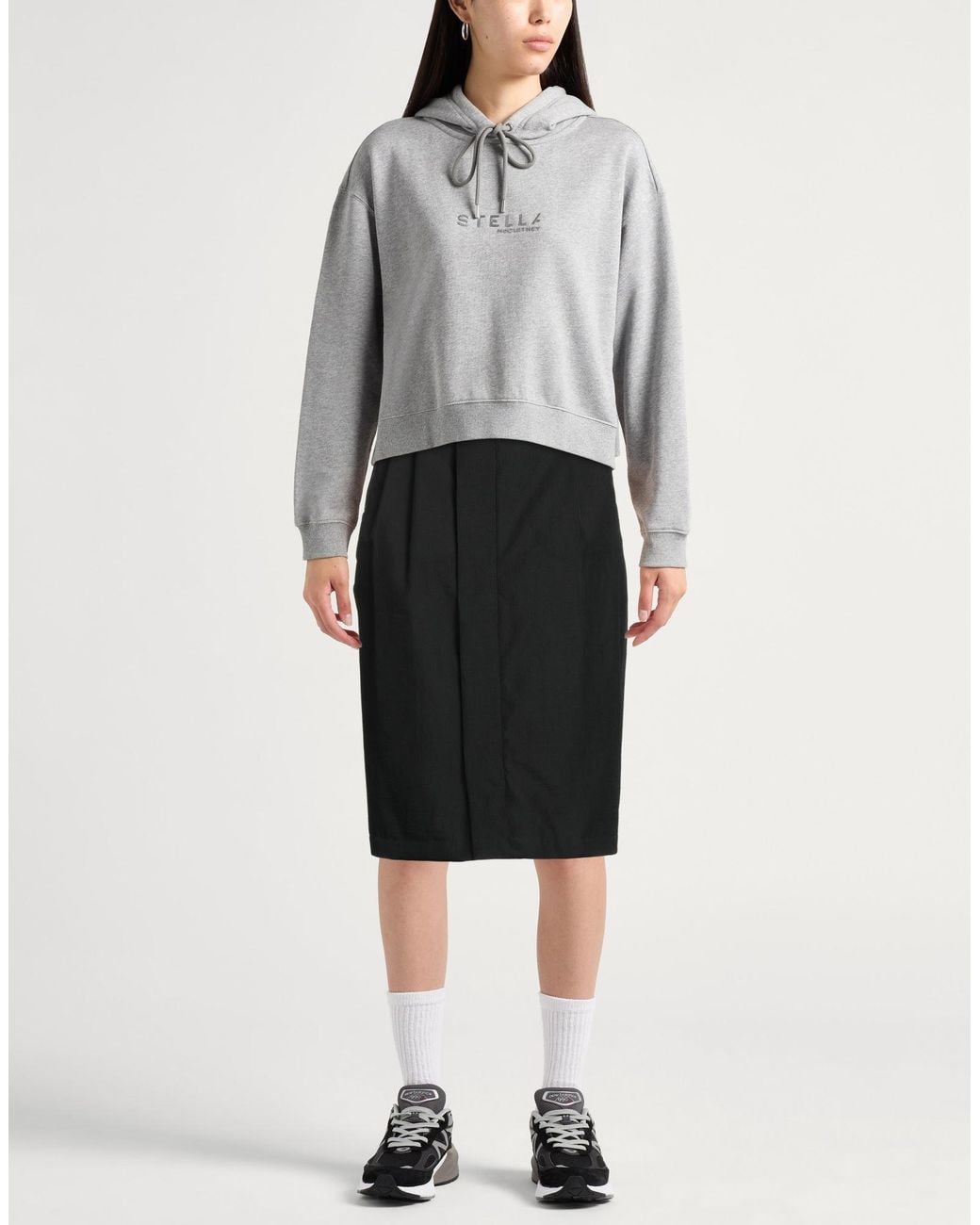 Nike Black Midi Skirt Polyester