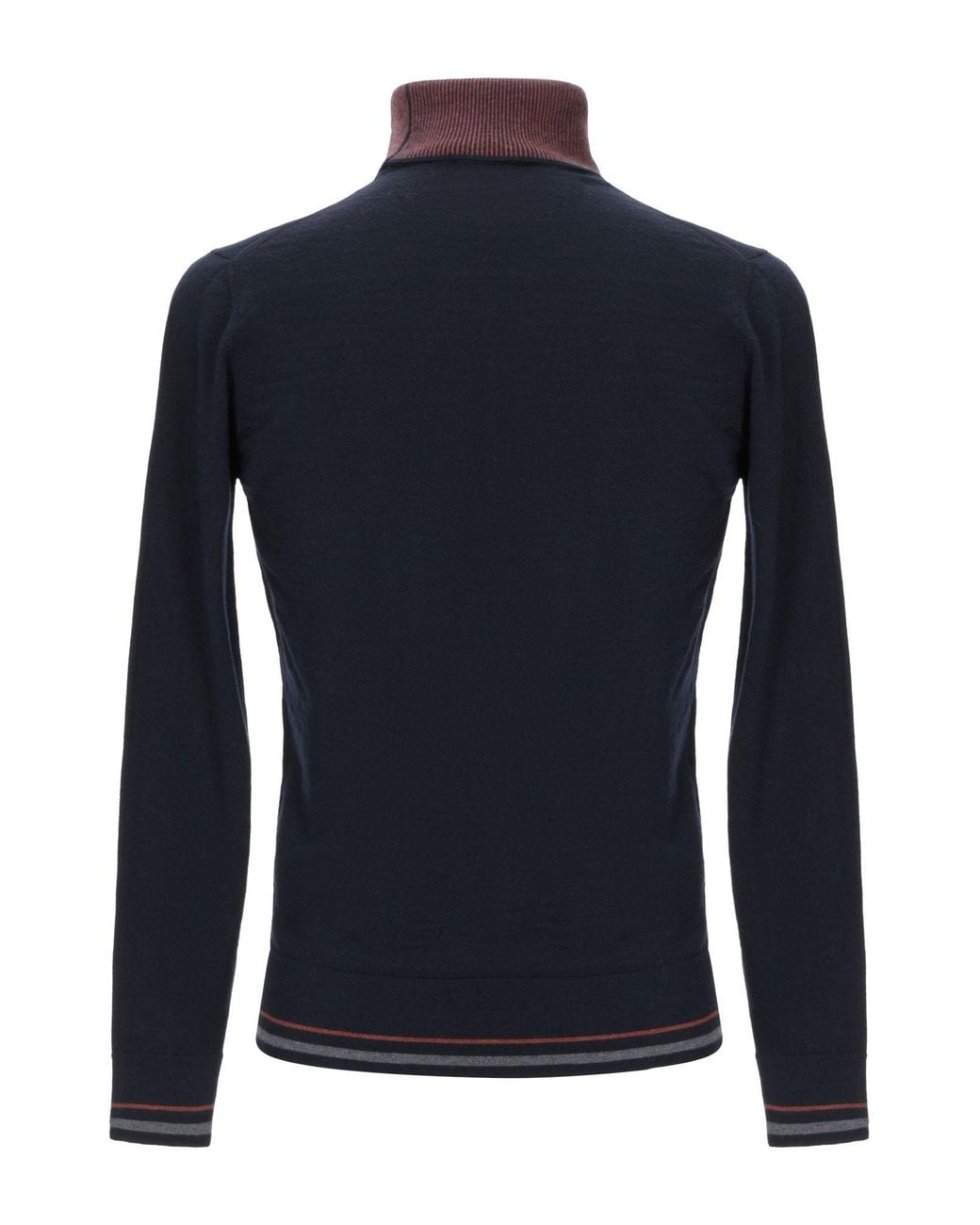 Alpha Studio Blue Turtleneck for men