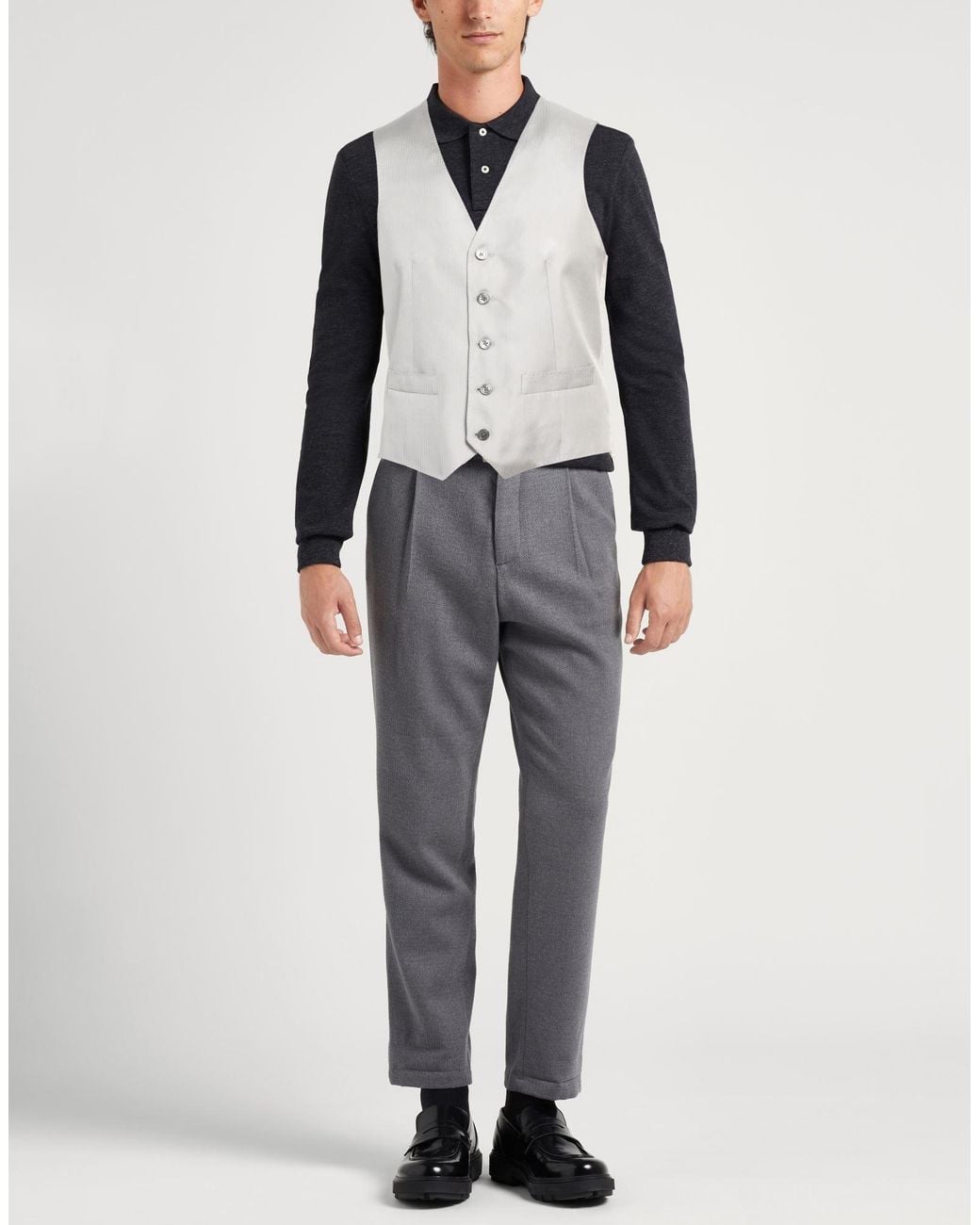 Corneliani White Waistcoat for men