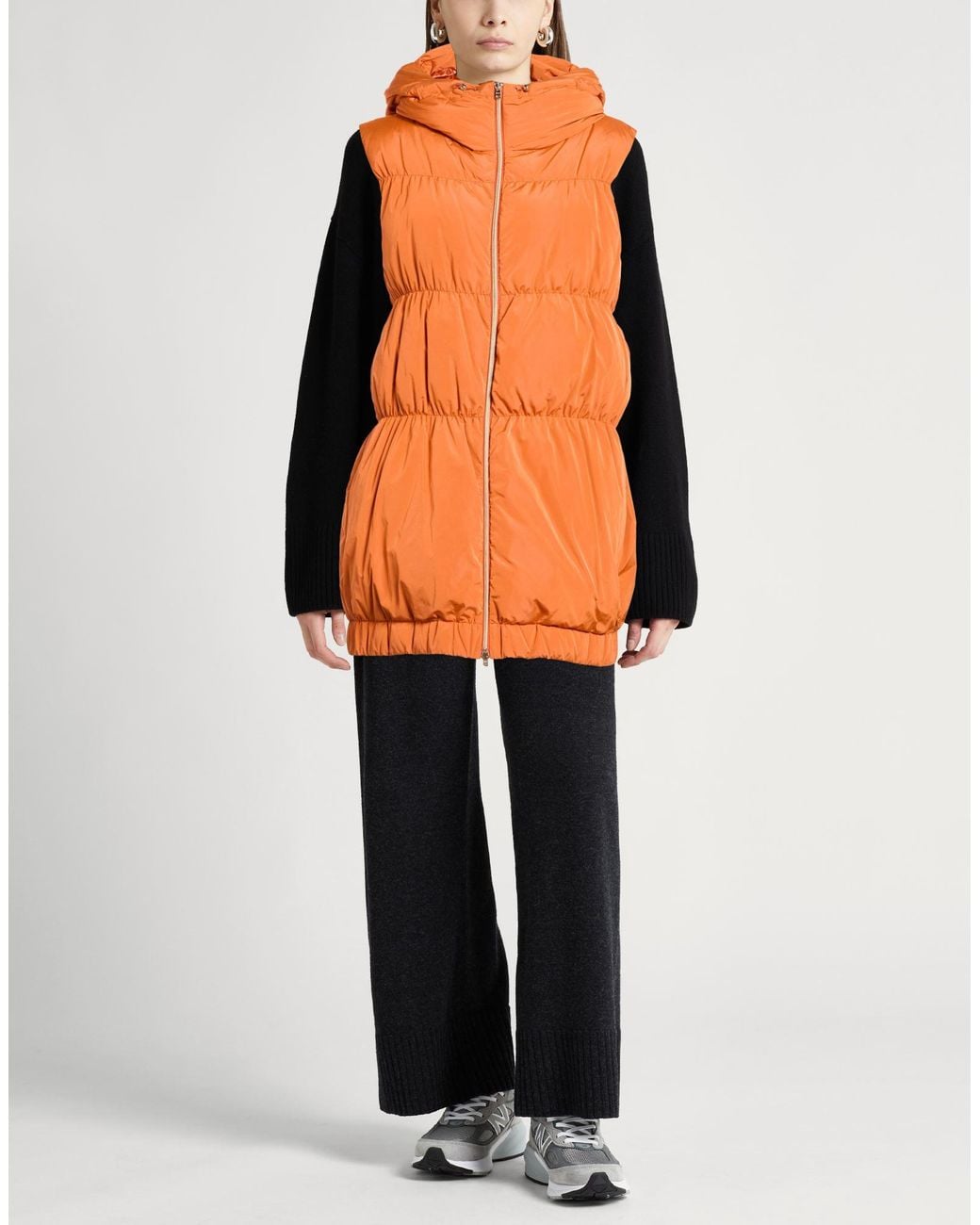 Herno Orange Puffer Polyester