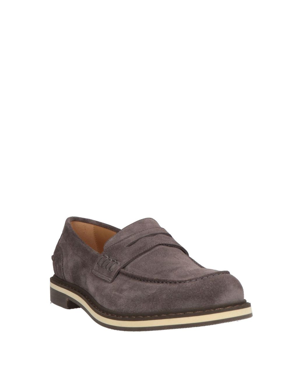 Baldinini Gray Loafers Leather for men