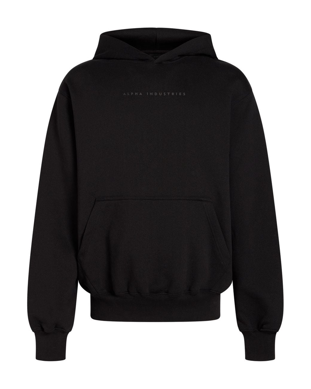 Alpha Industries Black Sweatshirt Cotton for men