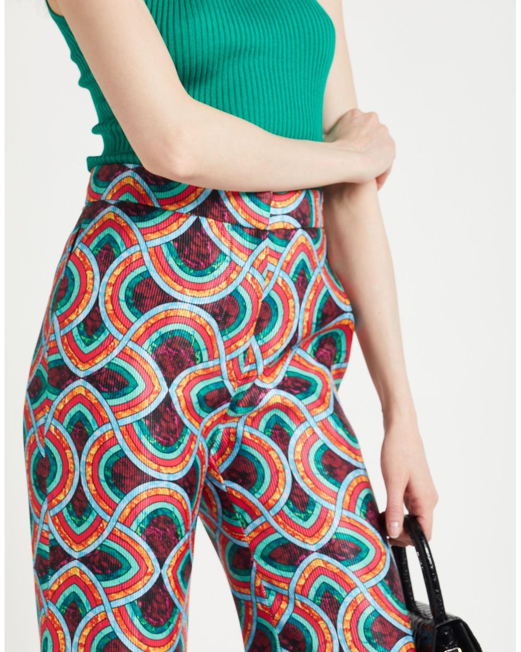 Halpern Green Pants Polyester