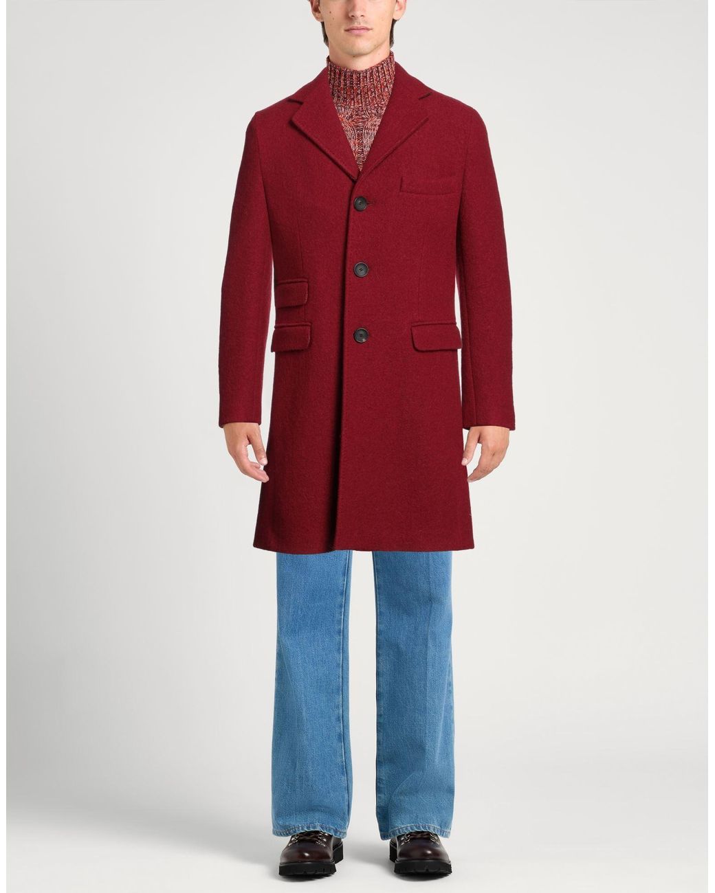 Il Cappottino Red Coat for men