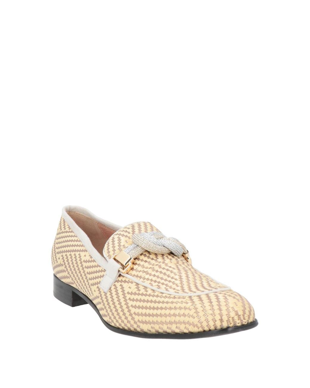 Pollini Natural Loafers