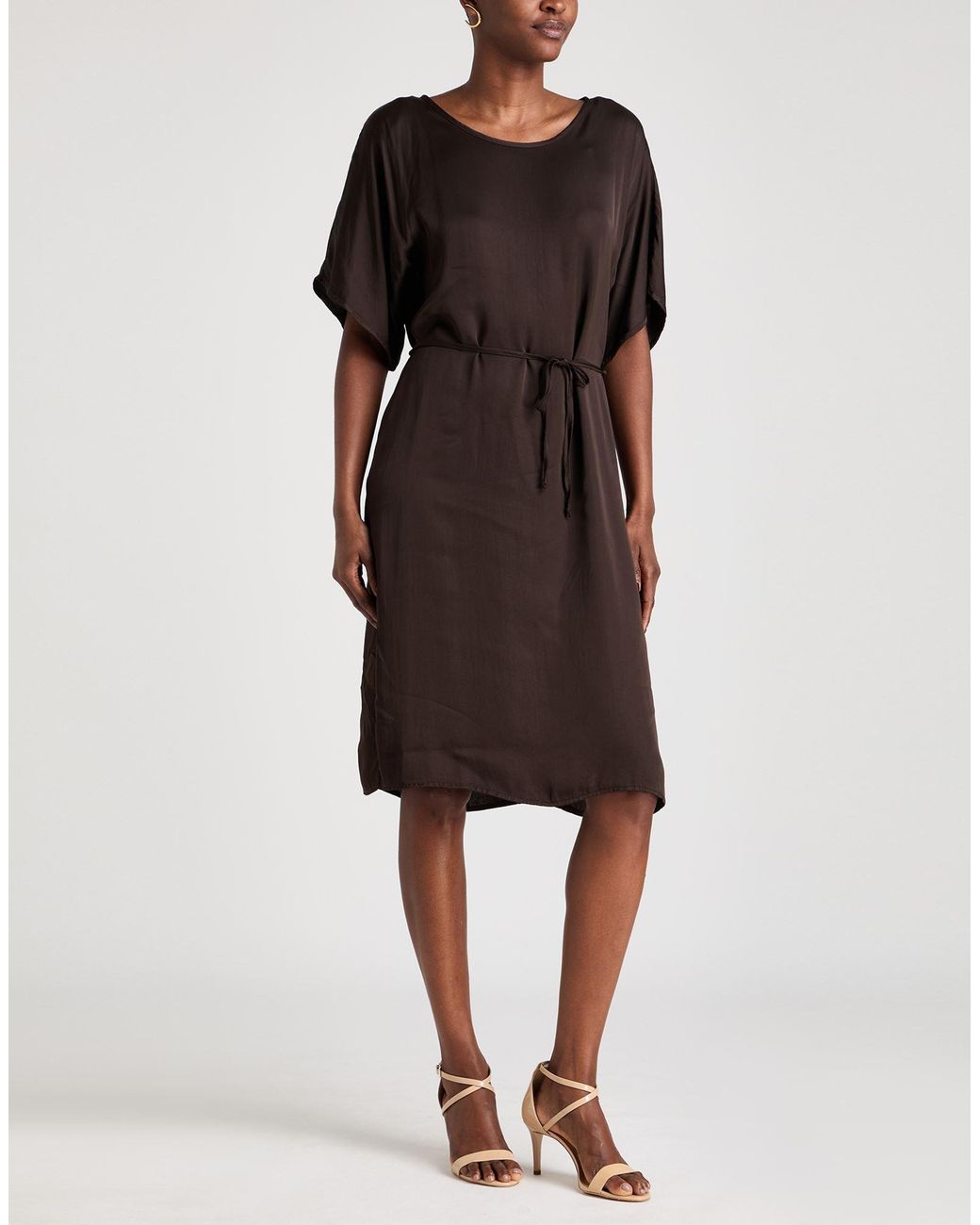 Oltre Black Midi Dress