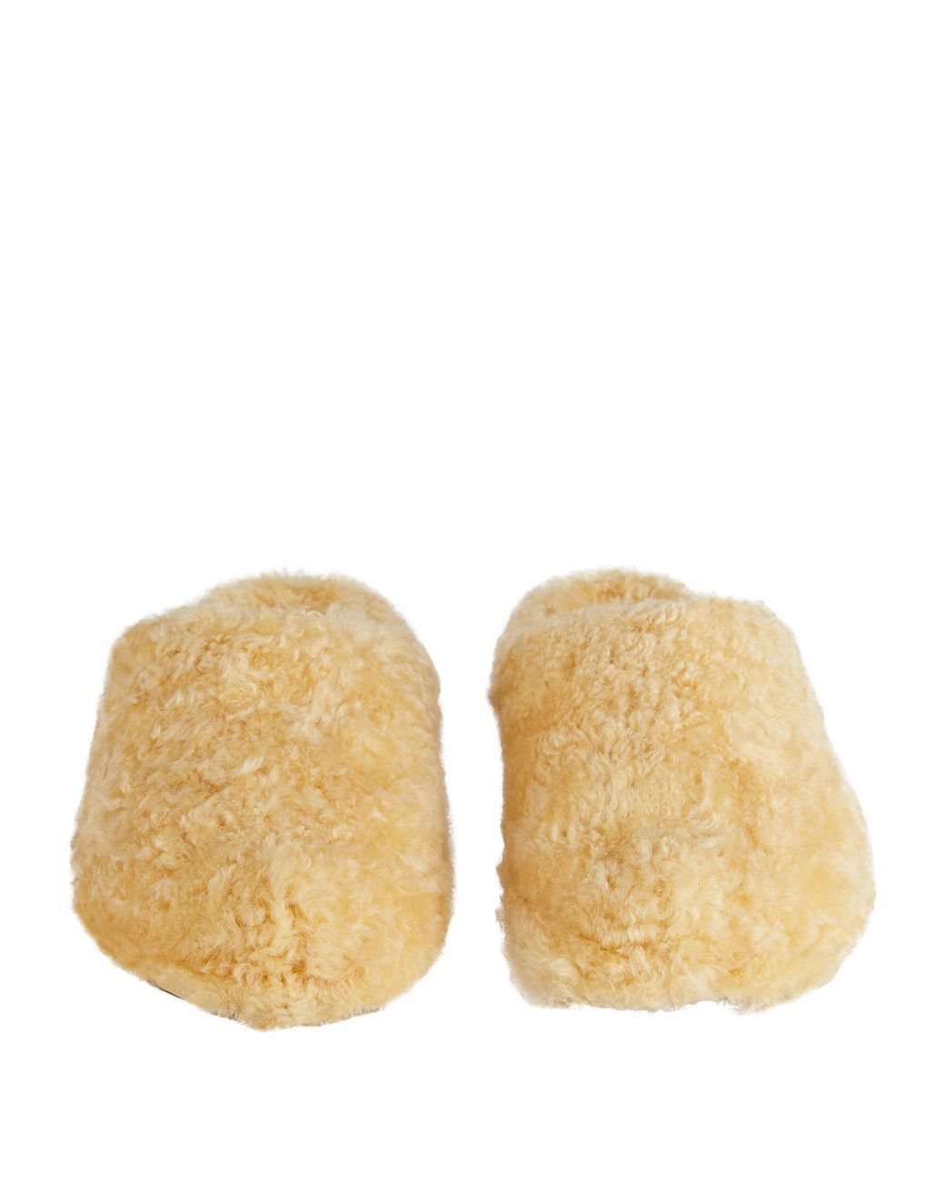 Jil Sander Natural Mules & Clogs Shearling