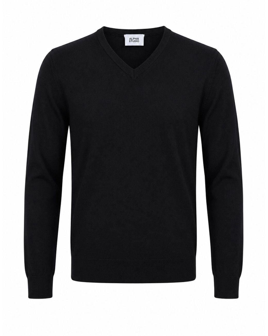 Pullover Alpha Studio de hombre de color Black