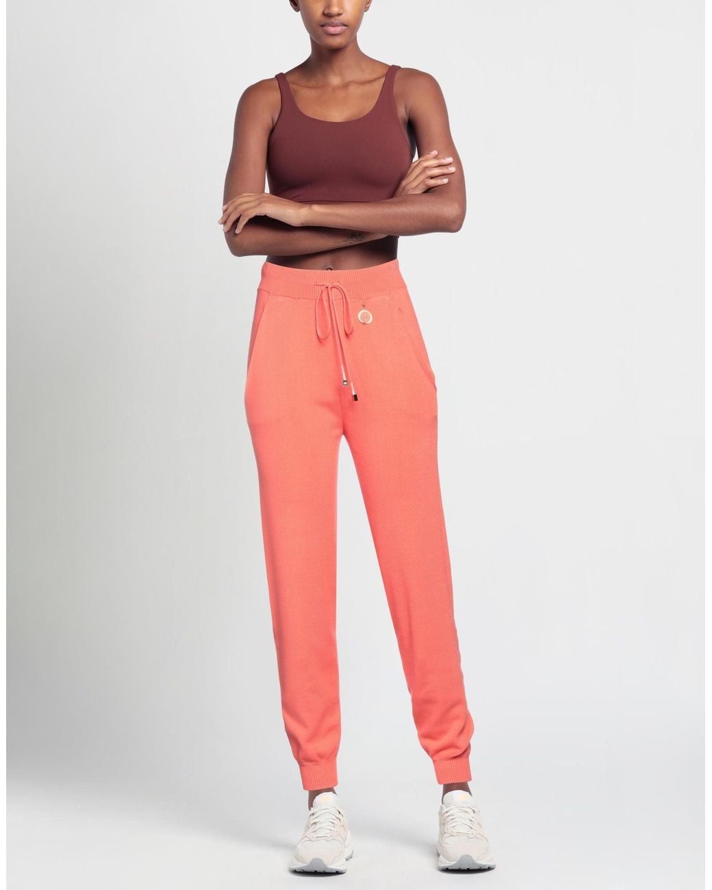 Elisabetta Franchi Red Trouser