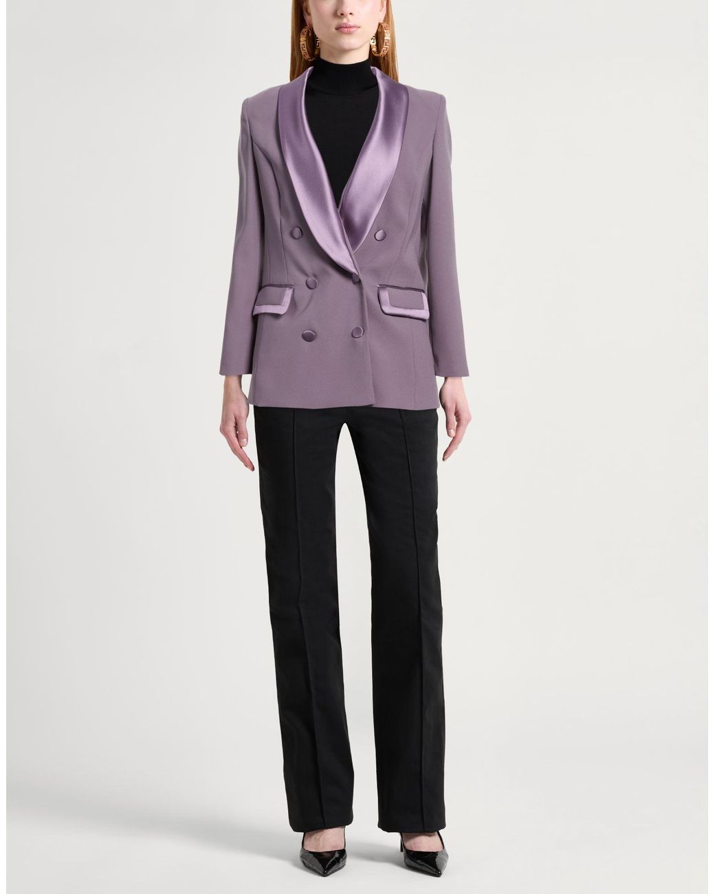 Elisabetta Franchi Purple Blazer