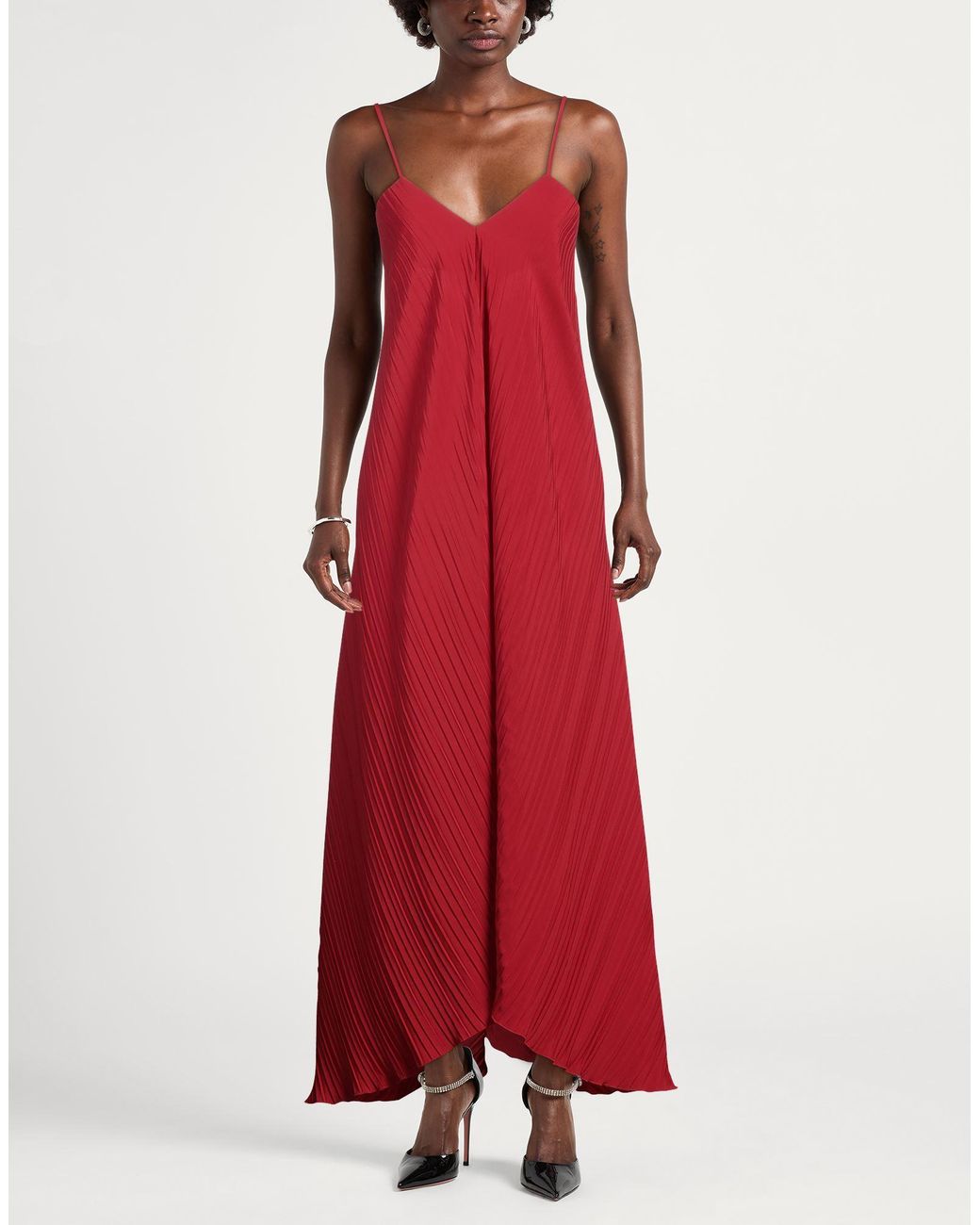 Alpha Studio Red Maxi Dress