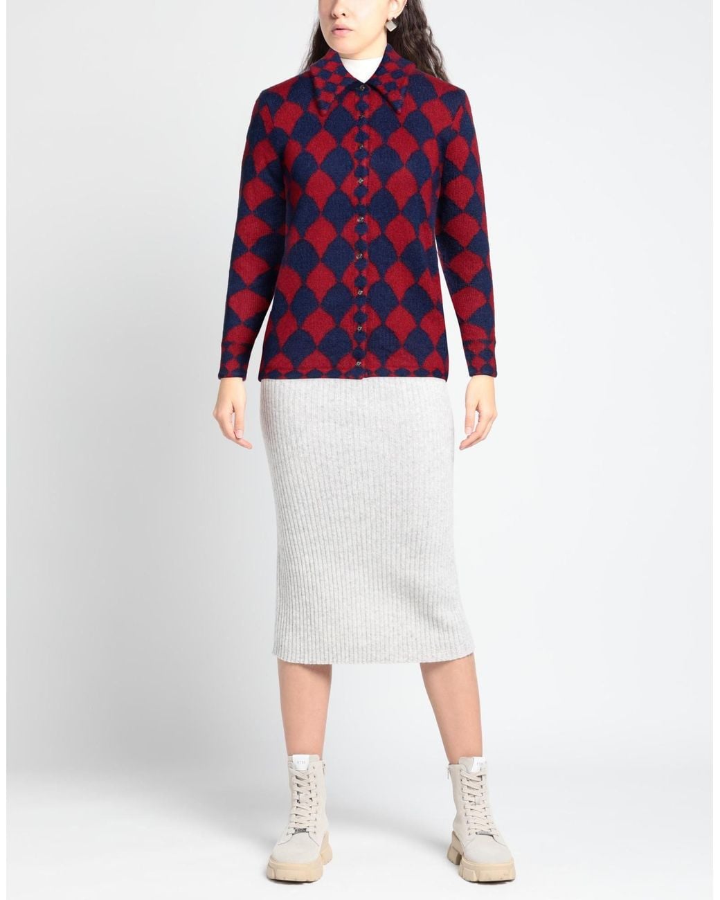 Tory Burch Red Cardigan