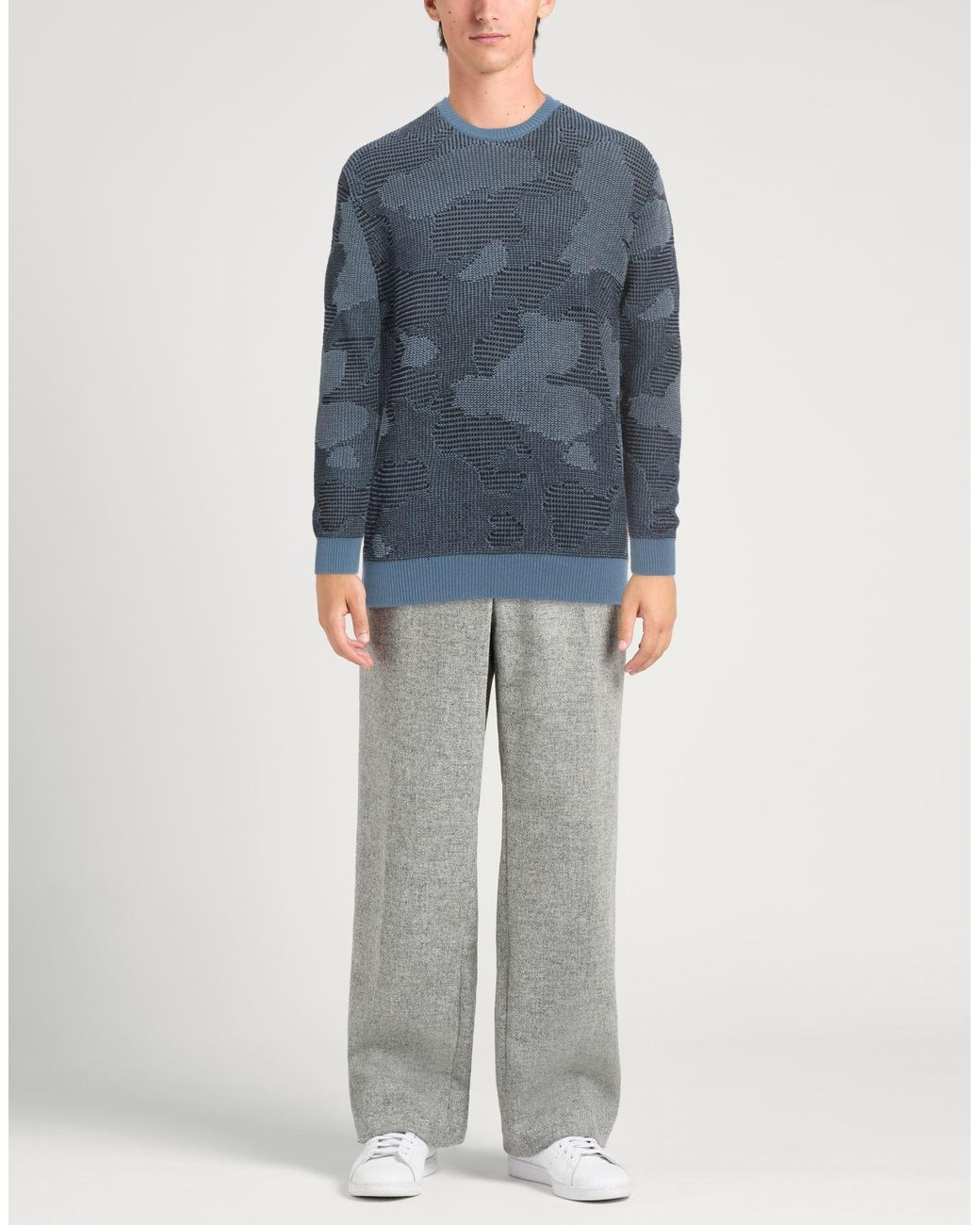 Zanone Blue Jumper for men