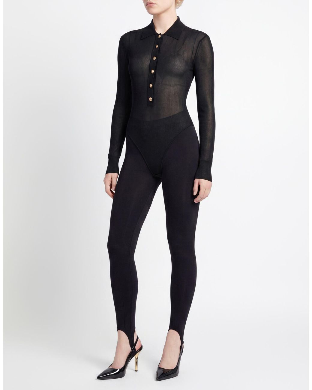 Self-Portrait Black Bodysuits