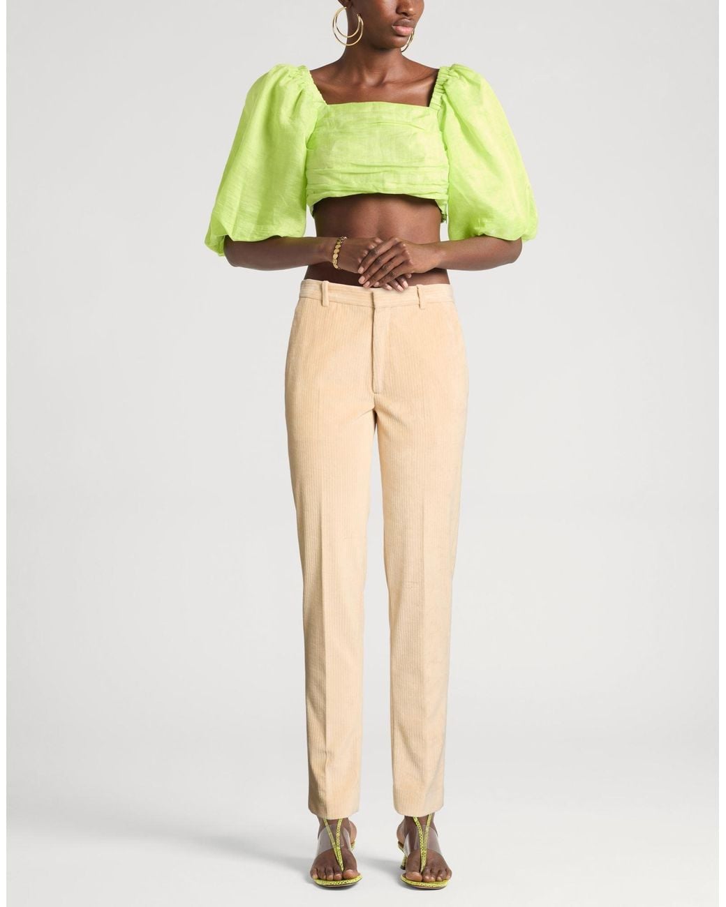 Circolo 1901 Natural Pants Cotton, Polyester