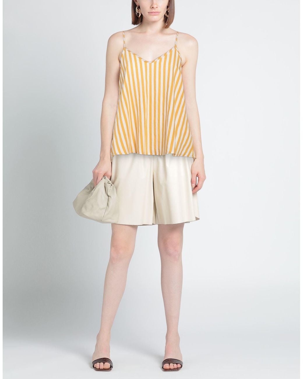 Top Shirtaporter de color Metallic