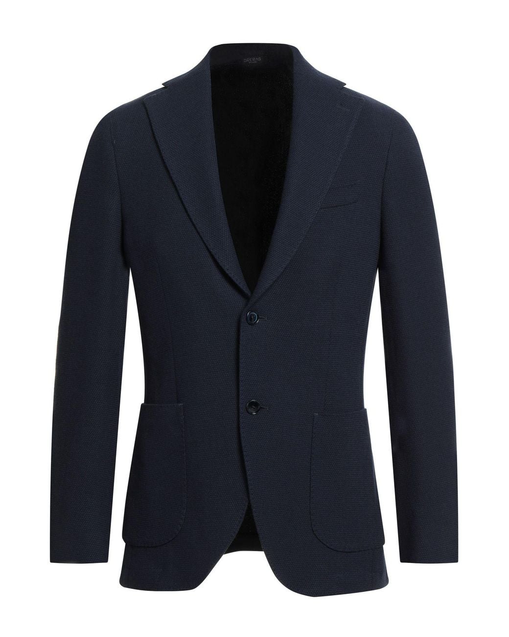 BRERAS Milano Blue Midnight Blazer Virgin Wool, Viscose, Polyester, Elastane for men