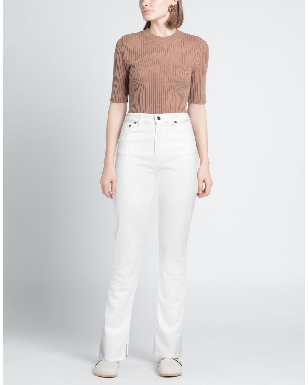 Dondup White Denim Pants
