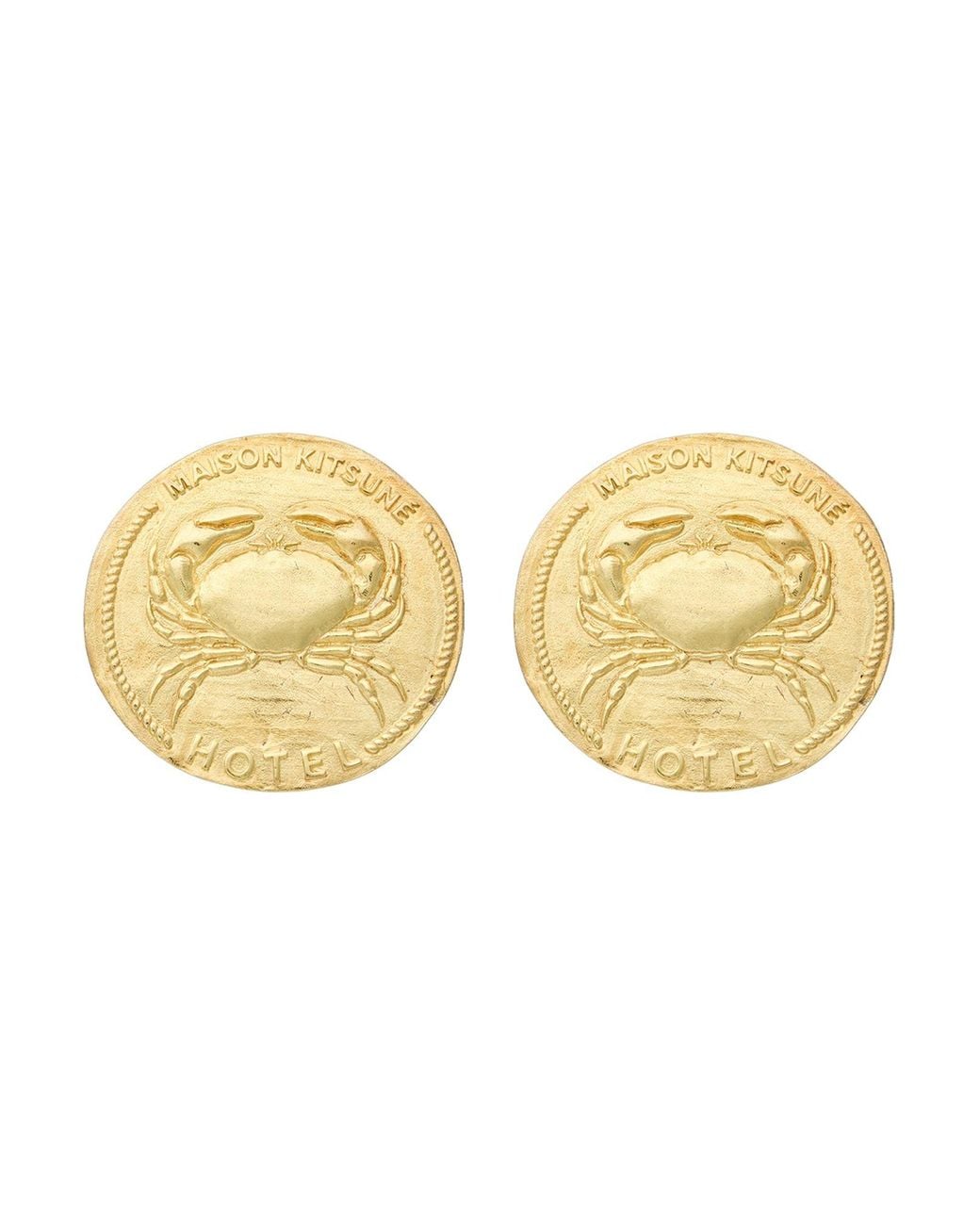 Maison Kitsuné Yellow Ohrring