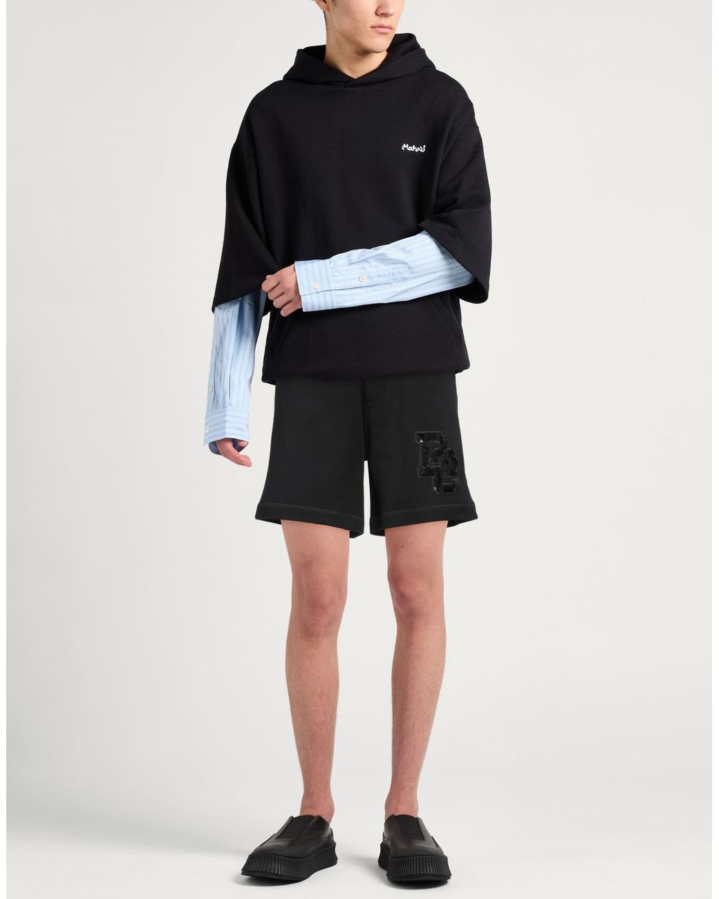 DSquared² Black Shorts & Bermuda Shorts for men