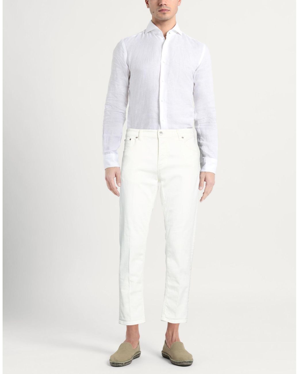 PT Torino White Trouser for men