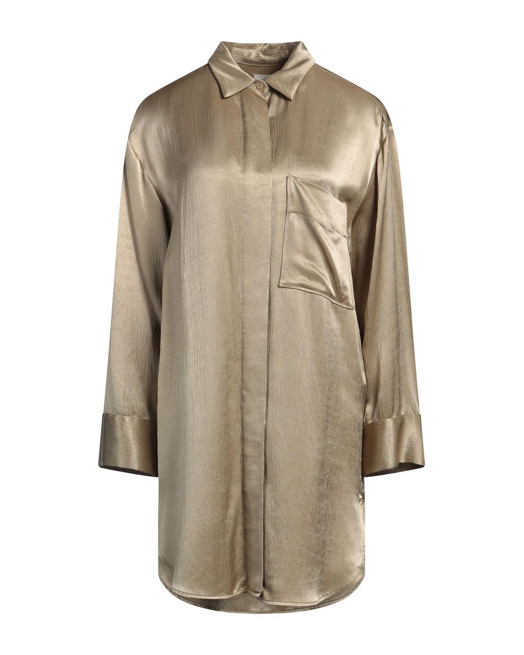 By Malene Birger Natural Mini Dress Viscose