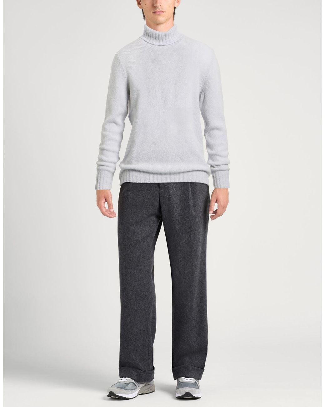 Gran Sasso White Turtleneck for men