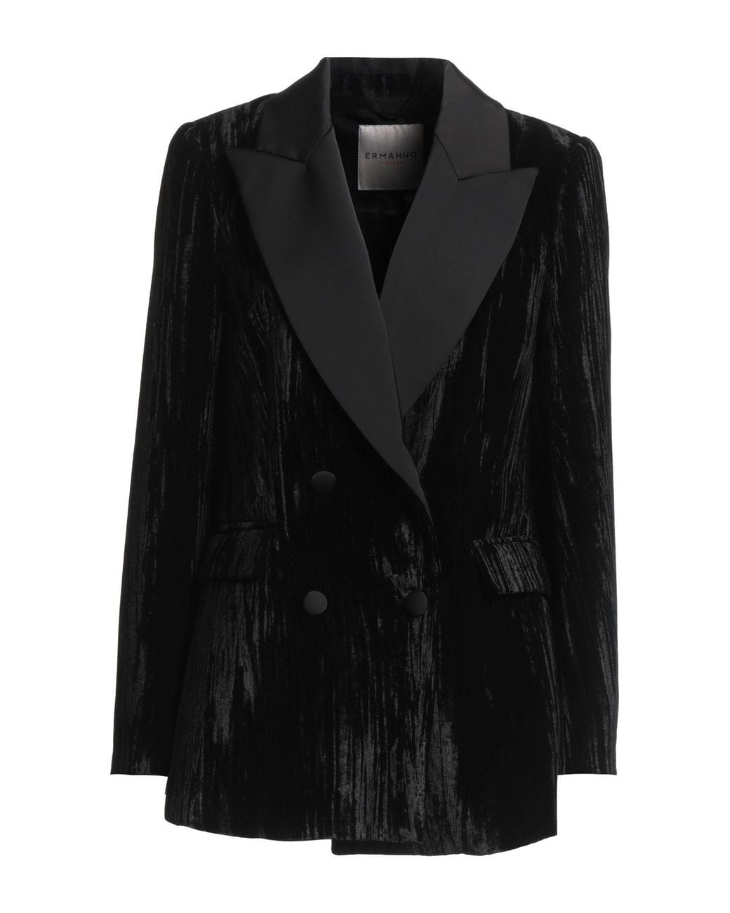 ERMANNO FIRENZE Black Blazer Polyester