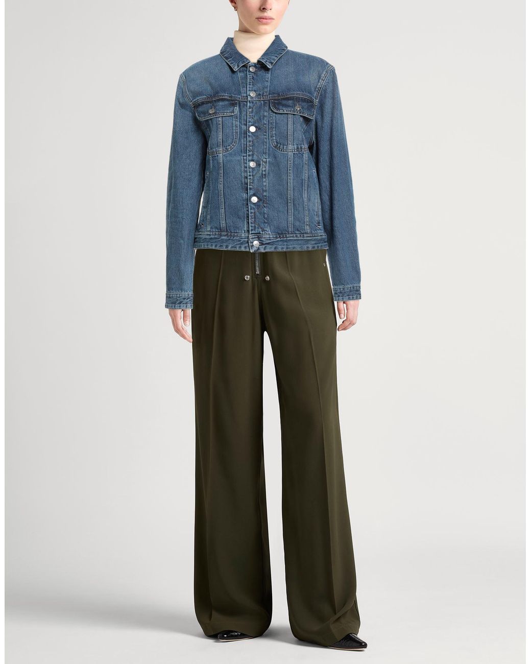 Acne Blue Denim Outerwear Cotton