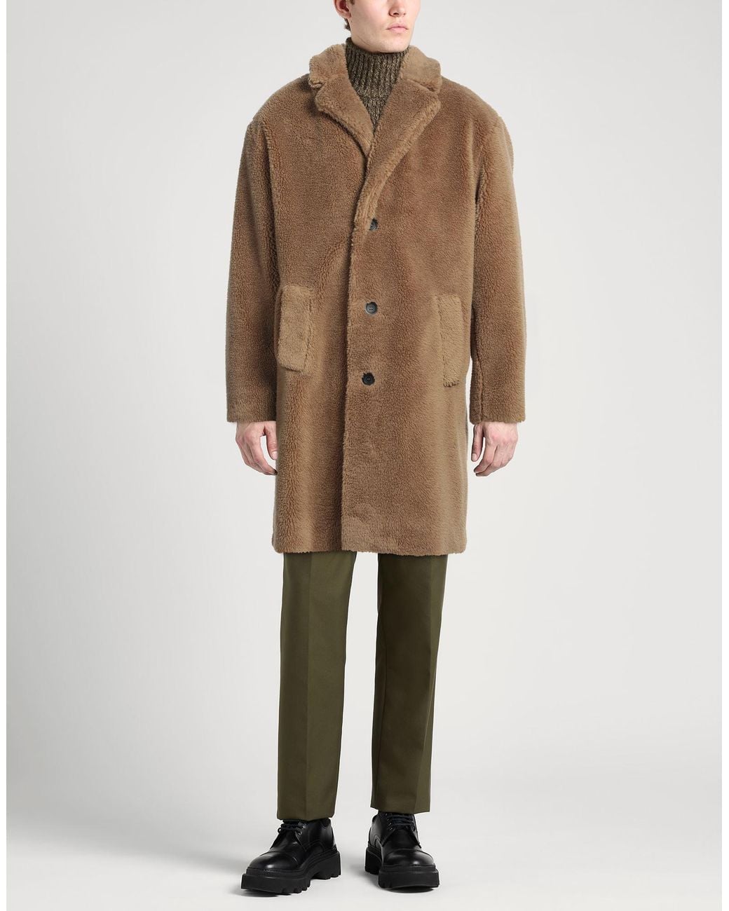 Shearling & Teddy di Herno in Brown da Uomo