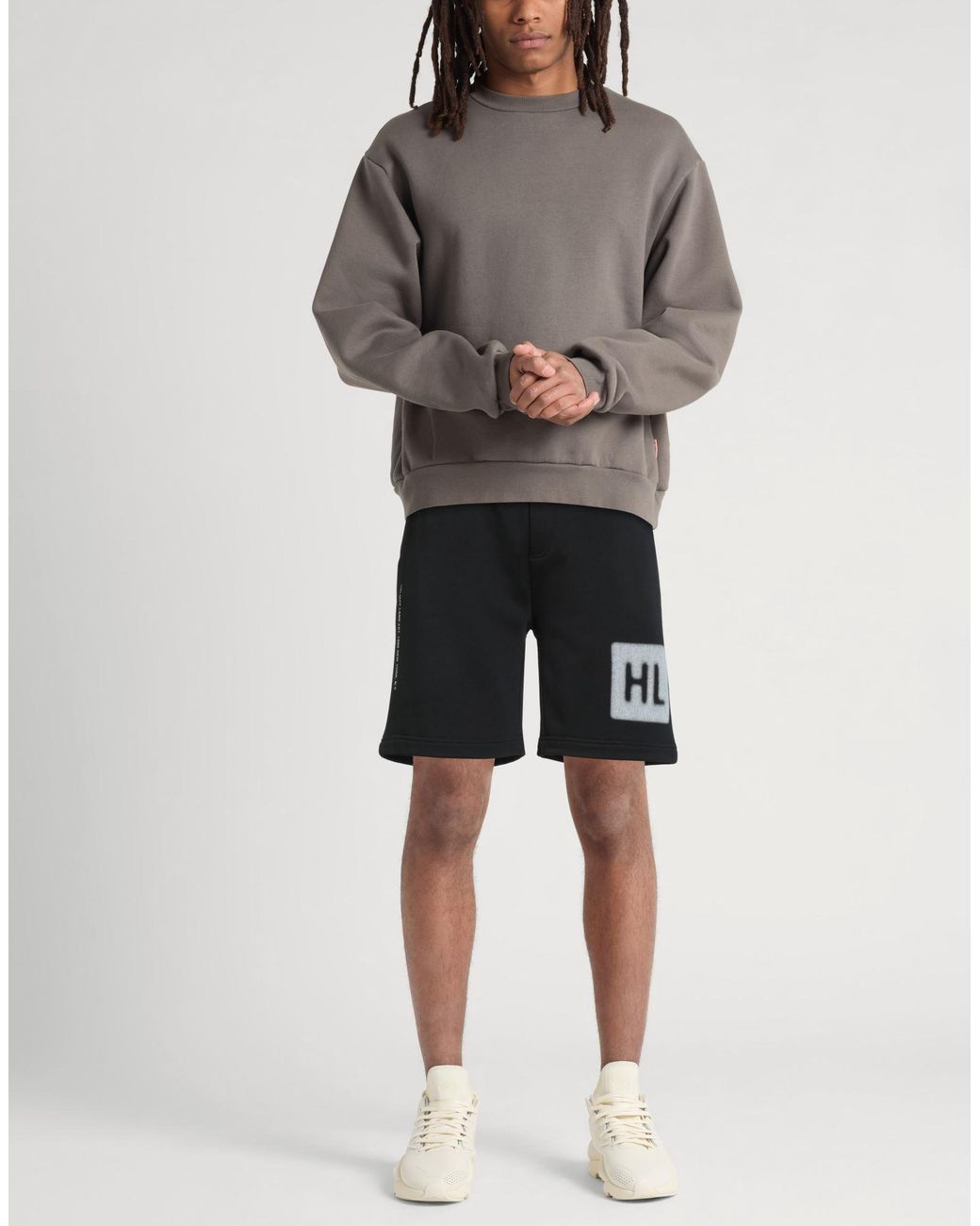 Helmut Lang Black Shorts & Bermuda Shorts Cotton for men