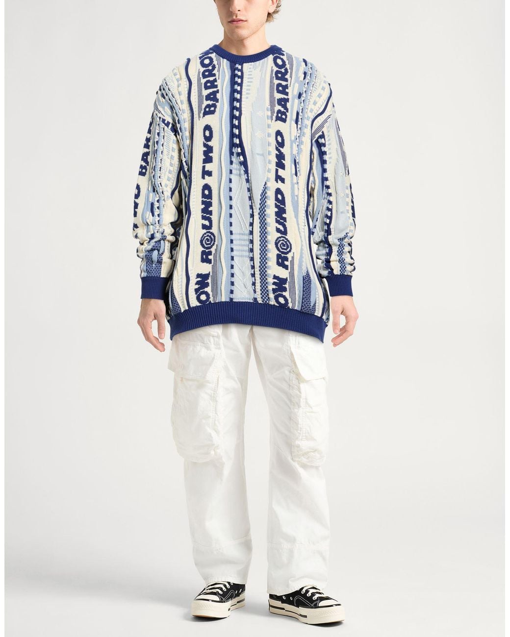 Barrow Blue Sweater Cotton for men