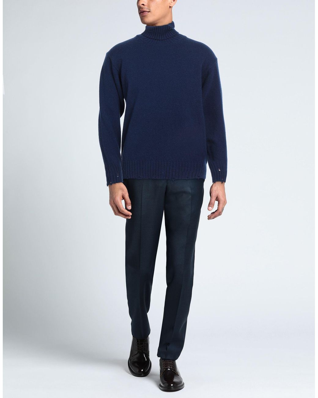 Amaranto Blue Turtleneck for men