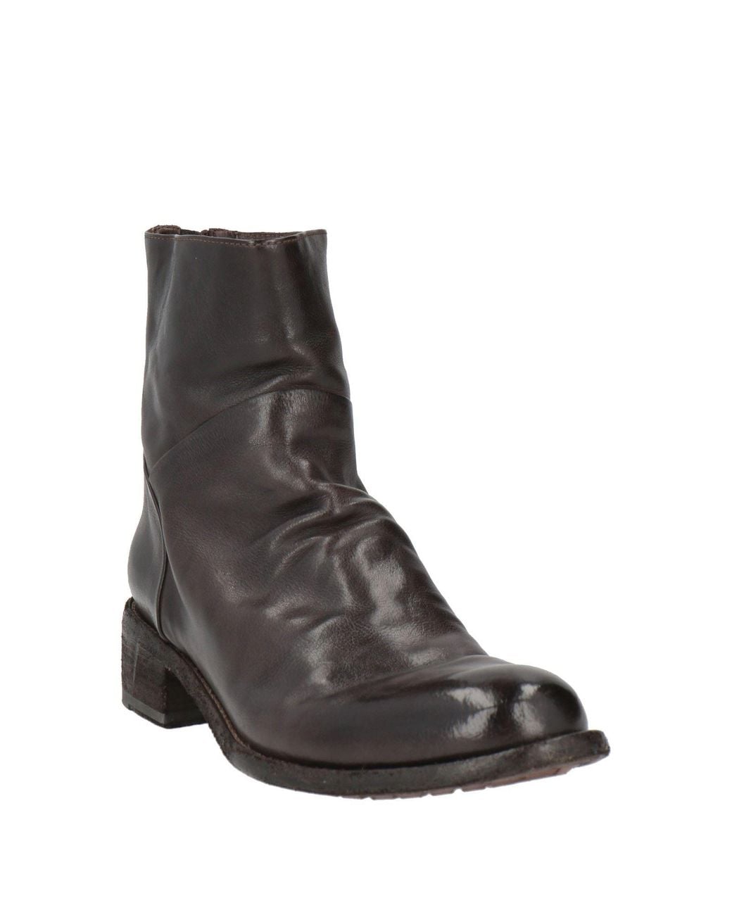 Officine Creative Brown Chocolate Ankle Boots Leather