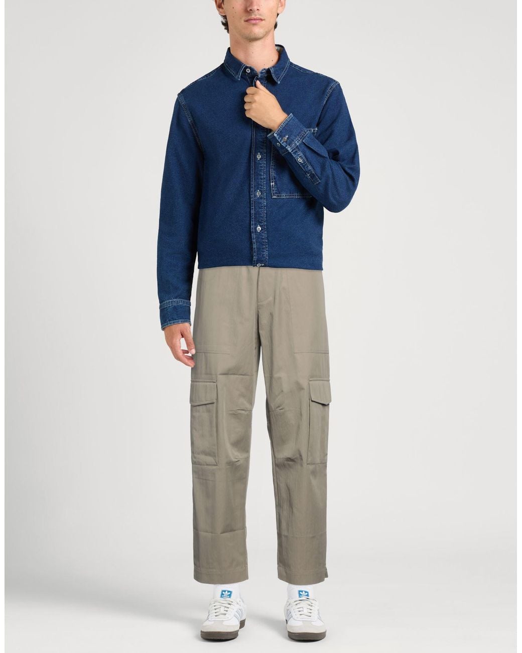 Isabel Benenato Gray Trouser for men