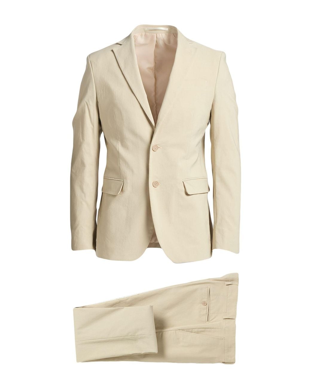 MARCIANO BY GUESS Natural Suit Viscose, Polyester for men