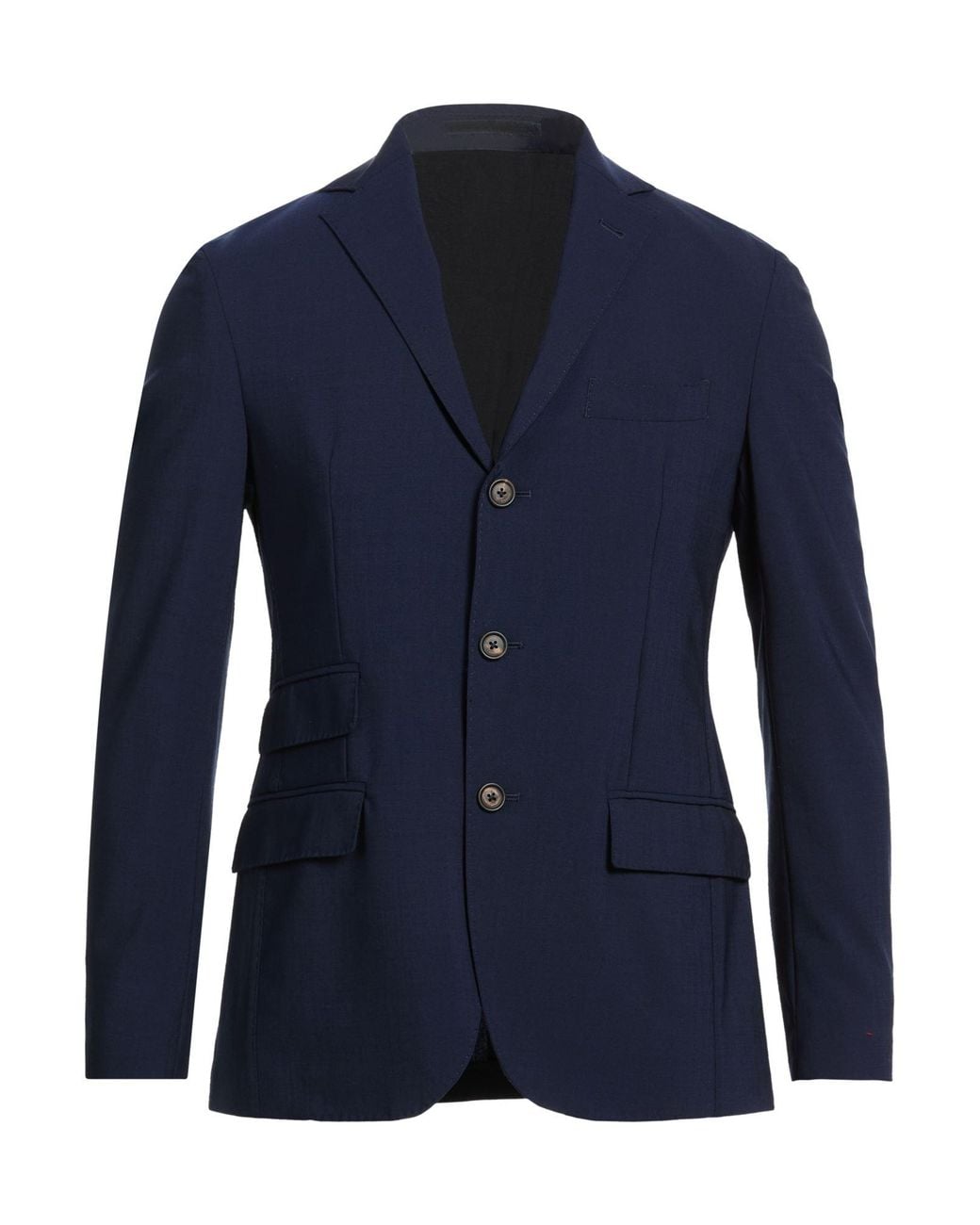 Eleventy Blue Blazer Wool, Elastane for men