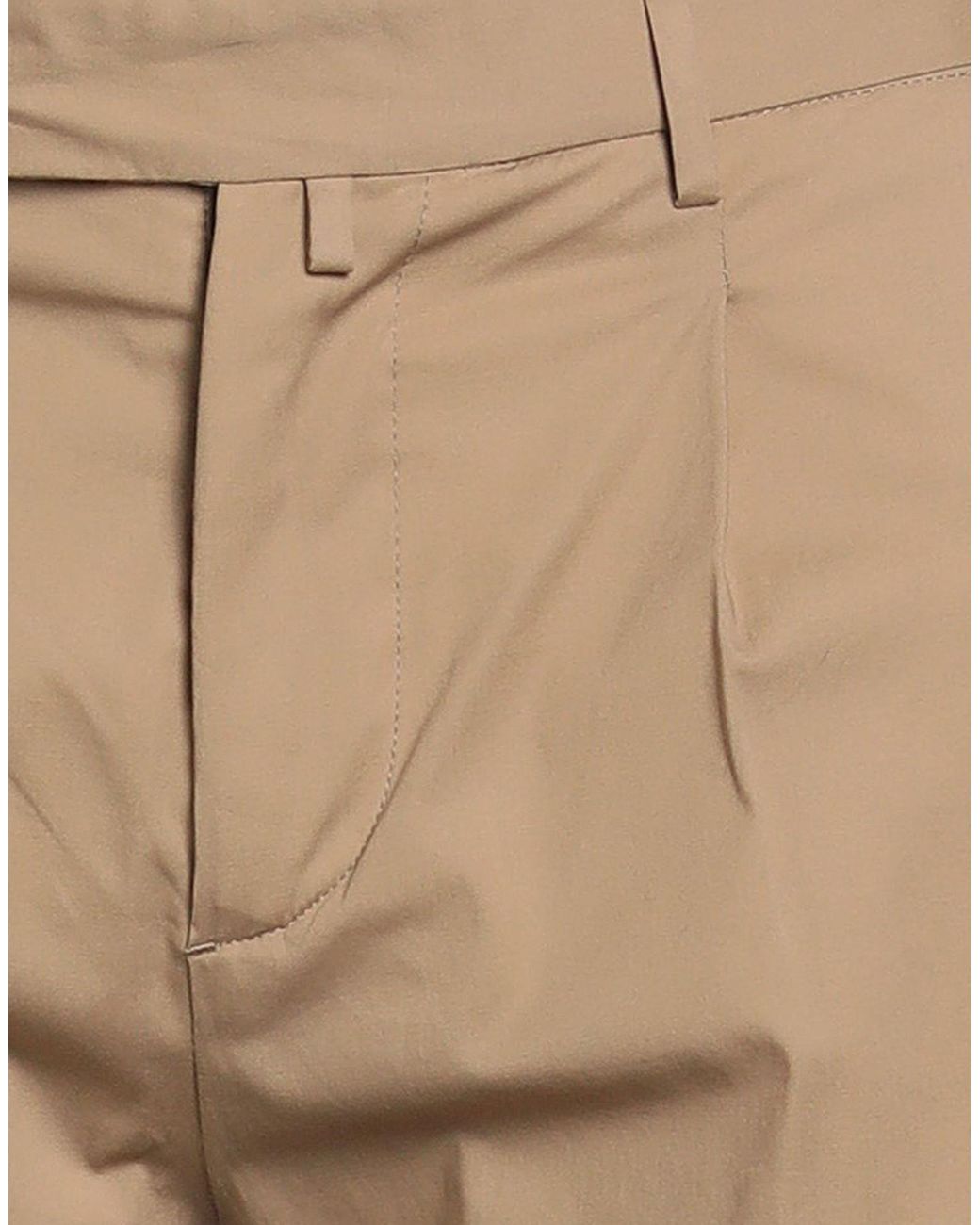 Brooksfield Natural Sand Pants Cotton, Polyamide, Elastane for men