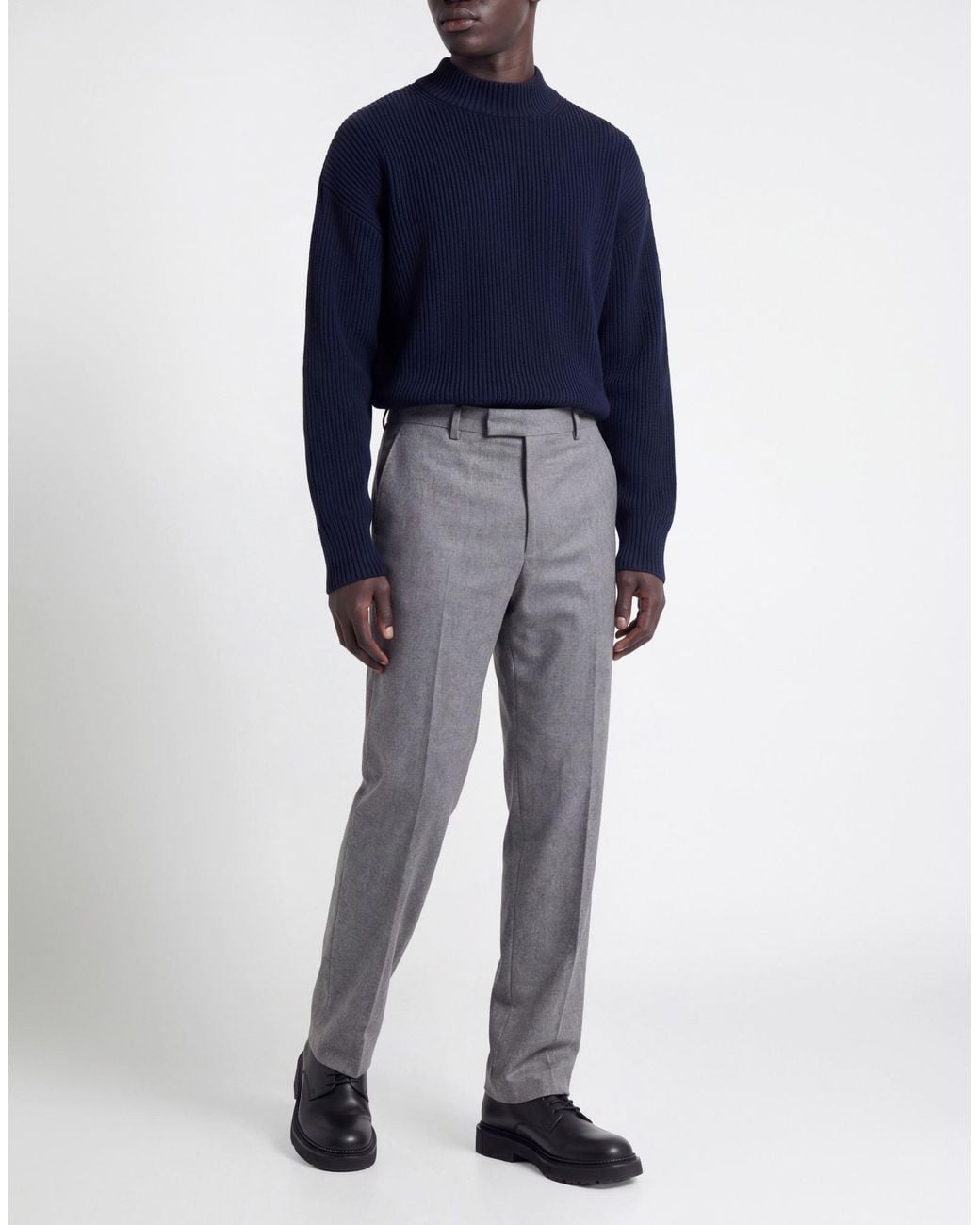 BE ABLE Gray Pants Cotton, Modal for men
