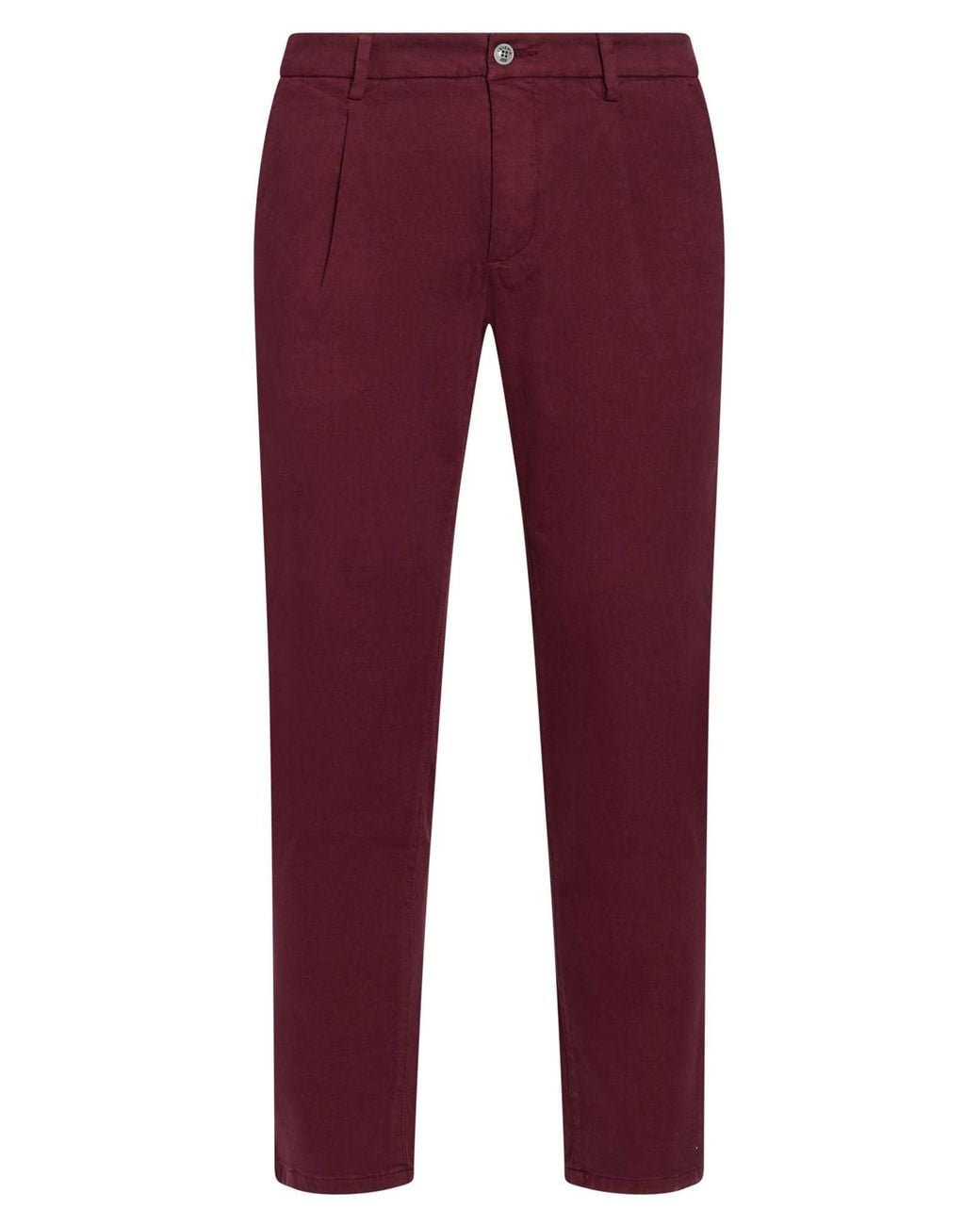 Teleria Zed Red Pants Cotton, Elastane for men