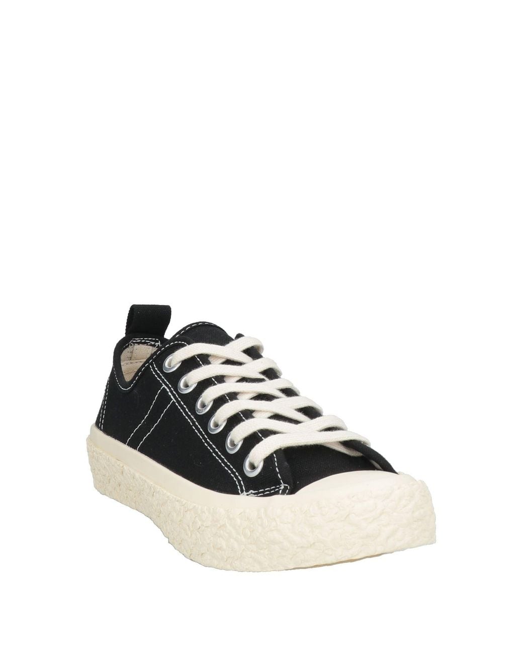 YMC Black Sneakers Textile Fibers