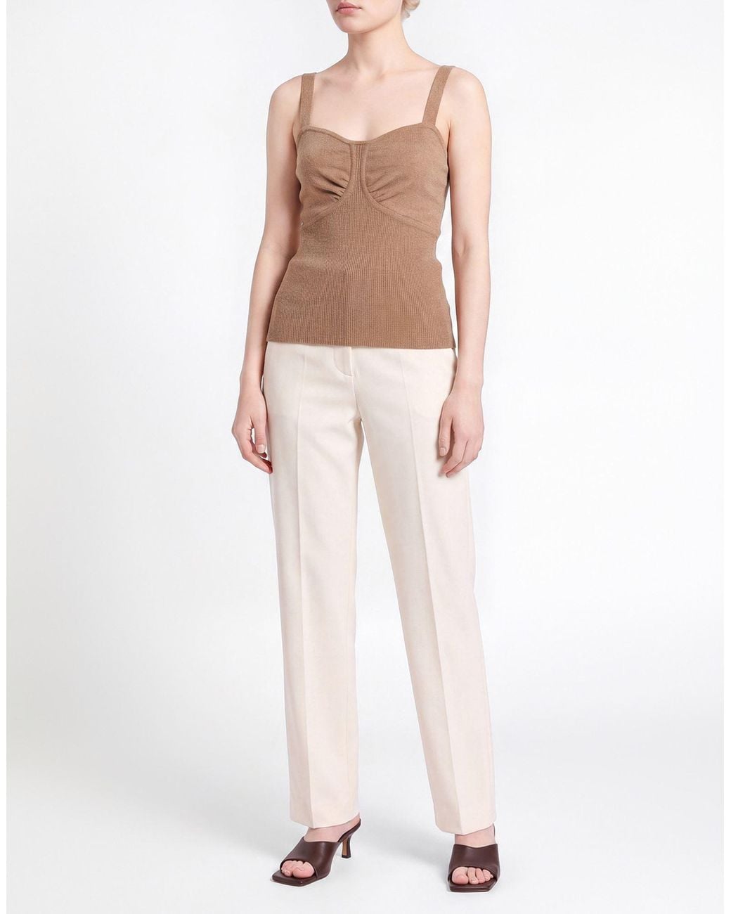 Top Ballantyne de color Brown