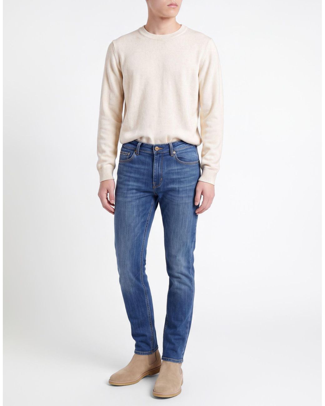 Dondup Blue Jeans Cotton, Elastomultiester for men